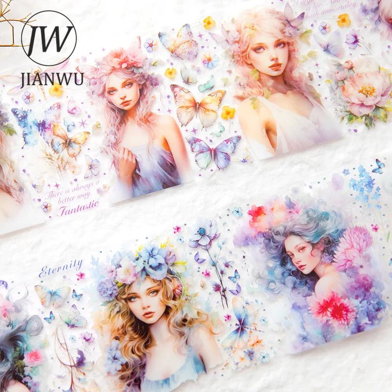 JIANWU The White Dream of Dark Flower ø Ƽ ĳ  pet , â DIY  ݶ , 65mm * 300cm